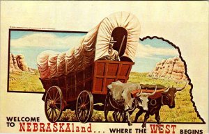 Postcard HISTORICAL SCENE State of Nebraska NE AM0019