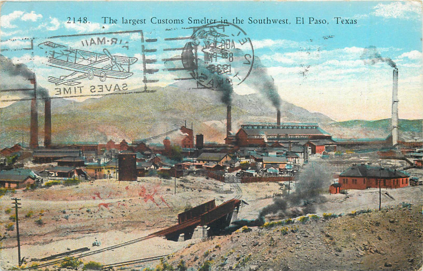 Largest Customs Smelter in Southwest, El Paso Texas Mine USA Industry