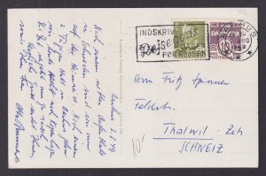 Vintage postcard DENMARK Aarhus General view 1949