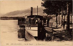 CPA AIX-les-BAINS Lac du BOURGET Le Grand Port (681912)