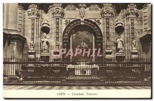 Postcard Old Jaen Catedral trascoro