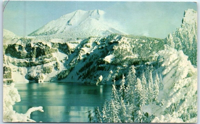 Postcard - Looking across Crater Lake to Mount Scott, Crater Lake Nat'l Park, OR