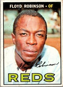 1967 Topps Baseball Card Floyd Robinson Cincinnati Reds sk2167