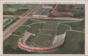 Postcard New Municipal Stadium Sesqui Centennial Expo Philadelphia PA