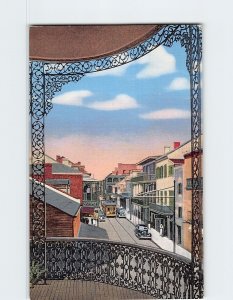 Postcard Royal Street, French Quarter, New Orleans, Louisiana