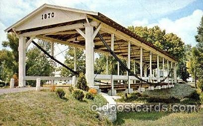 Germantown, Ohio, USA Covered Bridge Unused 