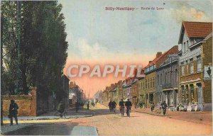 Old Postcard Billy Montigny Route Lens