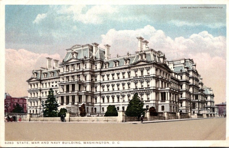 Washington D C State War and Navy Building Detroit Publishing