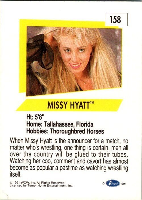 WCW Wrestling Card Missy Hyatt sk21250