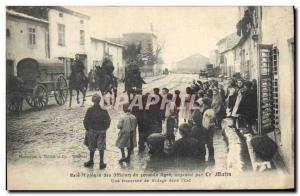 Old Postcard Horse Riding Equestrian Horse Raid second-line officers organize...