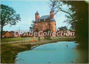 Postcard Modern Renescure (North) town hall Philip Castle Komen (XVth c) twel...