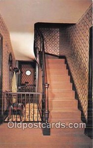 Original Walnut Stairway, Abraham Lincoln's Home Springfield, IL, USA Unused 