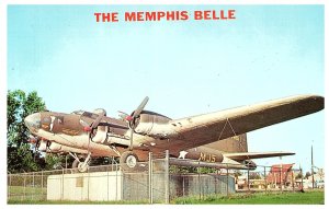 The Memphis Belle A B 17 Bomber Airplane Postcard