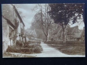 Gloucestershire BIBURY Village - Old RP Postcard by W.A. Call of Monmouth