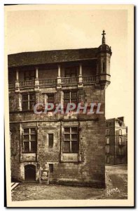 Postcard Old Sarlat Old bishopric Today & # 39hui Theater