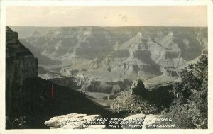 Bright Angel Frasher 1940s Grand Canyon Arizona RPPC Photo Postcard 21-578