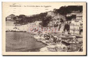 Postcard Old Bay Marseille Corniche Prophete