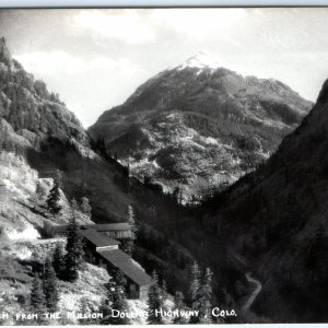 c1950s Million Dollar Hwy, CO RPPC Mt. Abram Pioneer House Real Photo PC A113