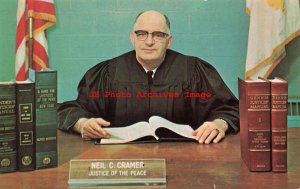 Political Advertising Postcard, Justice of the Peace Neil Cramer, Chili New York