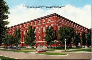 Vtg La Fayette IN Chemical & Metallurgical Engineering Building Purdue Postcard