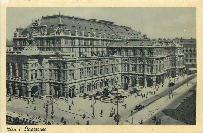 Austria Postcard Wien Staatsoper