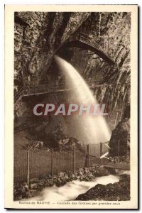 Old Postcard Rocks Baume Cascade Caverns with Large water