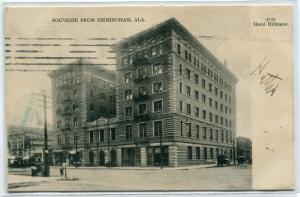 Hotel Hillman Birmingham Alabama 1906 postcard