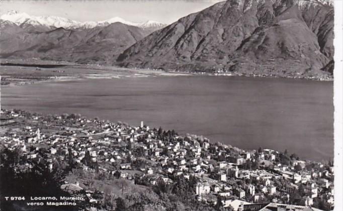 Switzerland Locarno Mauralto verso Magadino 1966 Photo