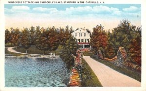 Windemere Cottage & Churchill's Lake in Stamford, New York