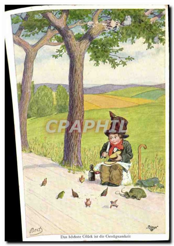 Old Postcard Fantasy Illustrator Child