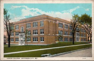 Junior College Jefferson City MO Postcard PC516