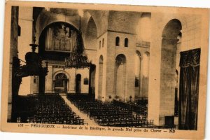 CPA PÉRIGUEUX-Intérieur de la Basilique la grande Nef prise du Choeur (232969)