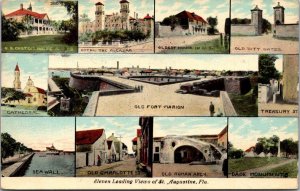 Florida St Augustine Eleven Leading Views  1915