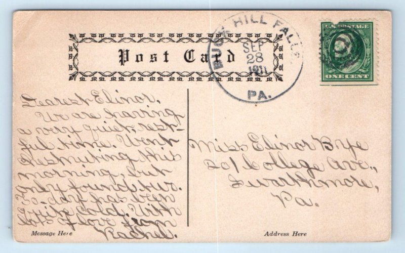 BUCK HILL FALLS, PA Pennsylvania ~ THE INN From BUCK HILL 1911 Postcard
