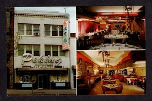 DC View Peking Chinese Restaurant WASHINGTON DC Postcard Interior