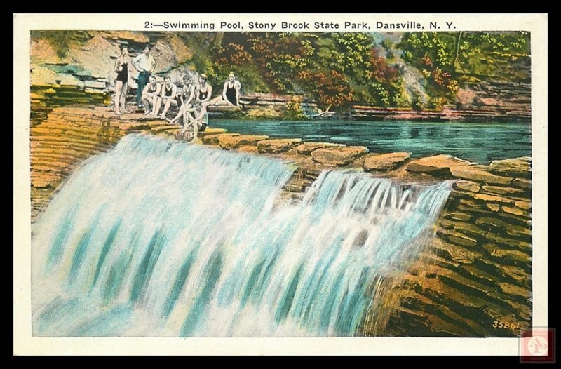 Swimming Pool, Stony Brook State Park, Dansville, NY