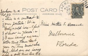 Scenery Jackson, NH USA Real Photo Postcard