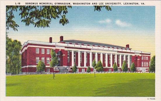 Doremus Memorial Gymnasium Washington And Lee University Lexington Virginia