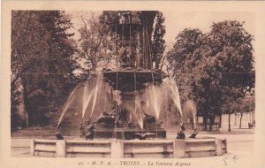 France Troyes La Fontaine Argence