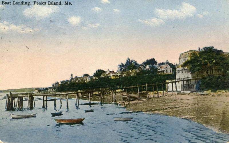 ME - Peaks Island. Boat Landing