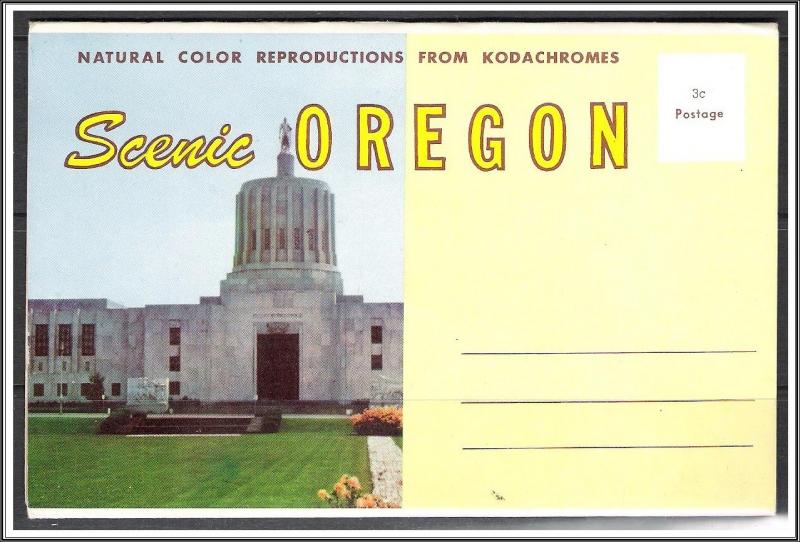 Oregon, Scenic Oregon Souvenir Folder - [OR-015X]