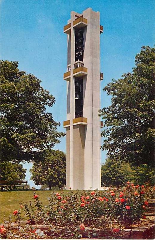 Thomas Rees Memorial Carillon Washington Park, Springfield Illinois IL, pre-zip