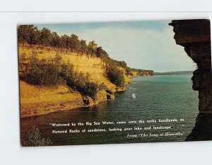 Postcard Pictured Rocks, National Lakeshore Park, Michigan