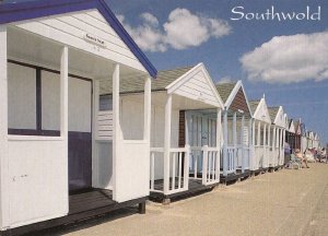 Southwold Suffolk Beach Huts Postcard