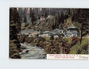 Postcard Shasta Springs, on the S. P. R. R., California