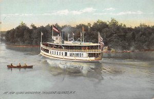 New Island Wanderer River Steamship Ferry Boat Ship 