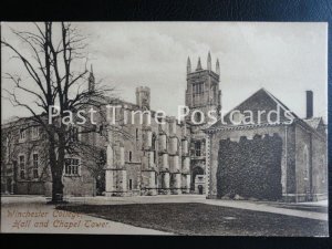 c1910 - Winchester College, Hall and Chapel Tower