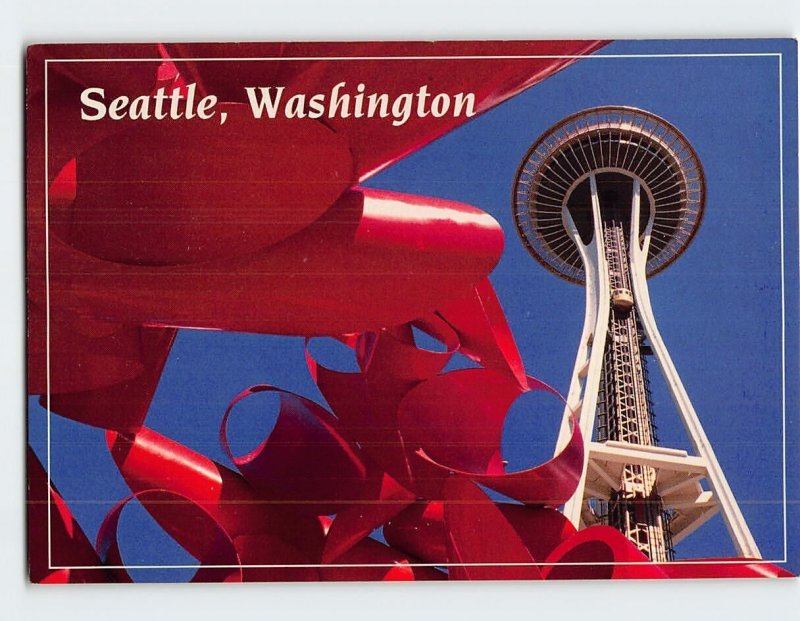 Postcard Space Needle, Seattle, Washington