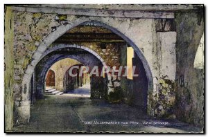Old Postcard Villefranche Sur Mer Old Passage
