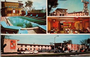 The Blue Crest Motel-Restaurant Milwaukee WI Postcard PC438